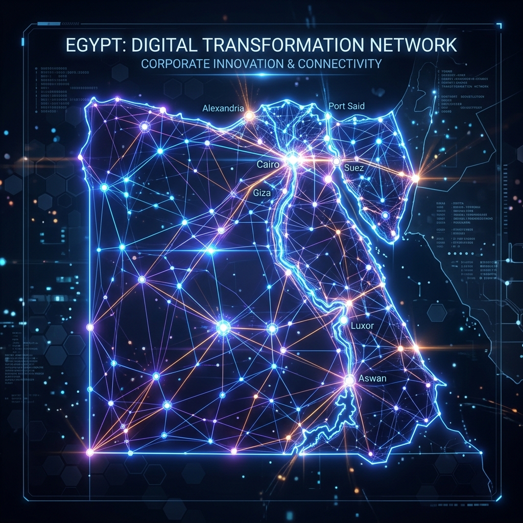 Egypt Map Network